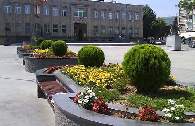 The city centre of Kavadarci